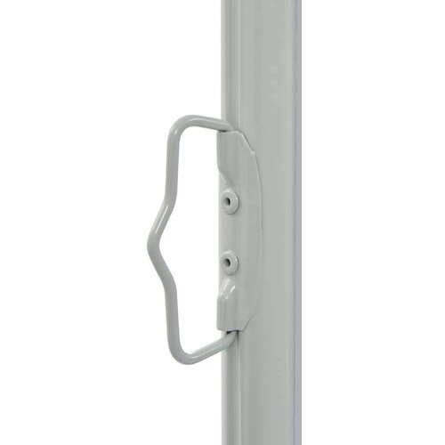 VidaXL Uvlačiva bočna tenda za terasu 60 x 300 cm siva Slike
