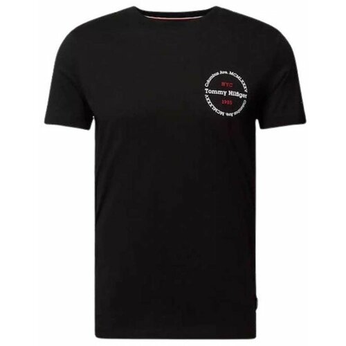 Tommy Hilfiger crna muška majica THMW0MW34390-BDS Slike