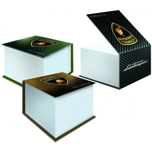  Kocka Pignamoda Lamborghini, 90 x 90 mm, bela Cene