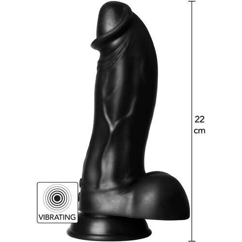 Hidden Desire Extreme Vibrating Dinosaur Monster Dildo Black Cene