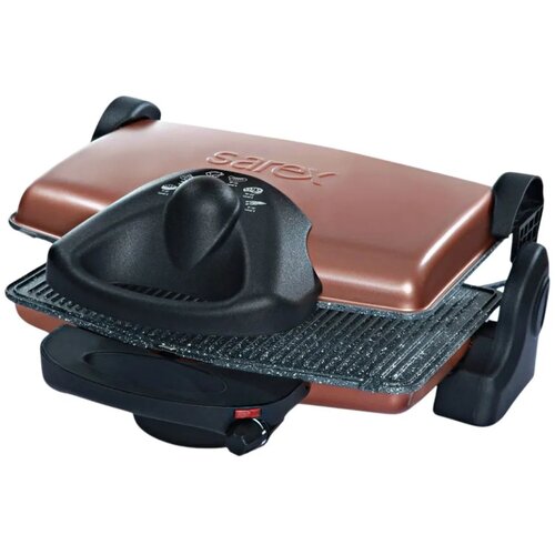 Sarex SR-3400 Gril toster, 6 sendviča, Bronzani Slike