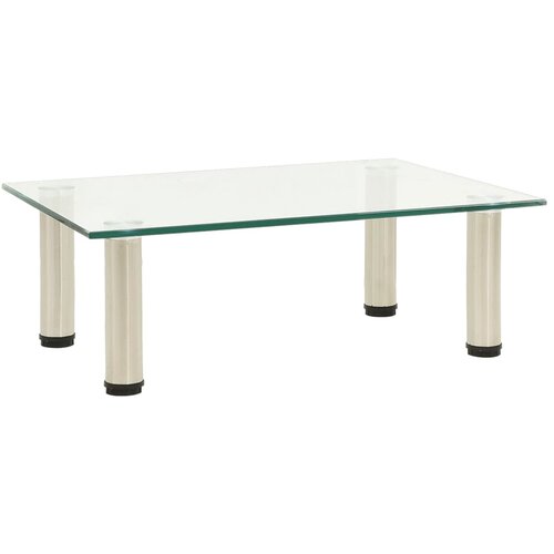 vidaXL TV stojalo prozorno 40x35x17 cm kaljeno steklo Cene