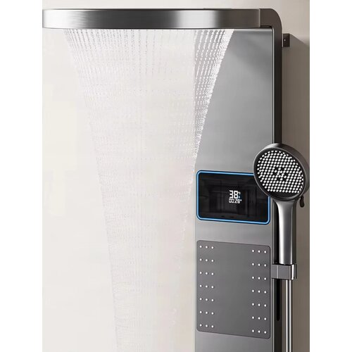 ELITE EDITION Tu&amp;scaron; panel BSE1424 | Luksuzni dotik tehnologije za popolno prho &amp;mdash; Gunmetal siva Slike