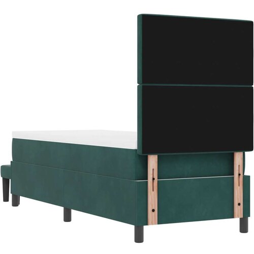  Krevet s Okvirom s Madracem &amp;amp;amp Klupom Tamnozelen 80x200 cm Bar&amp;scaron;un Slike