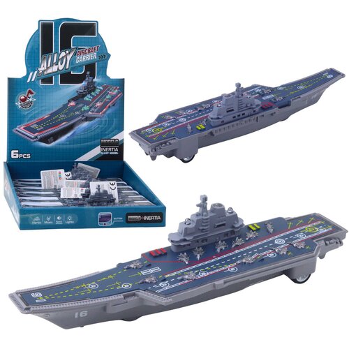 Military Aircraft Carrier Drive Lights Sounds 24 cm Cene