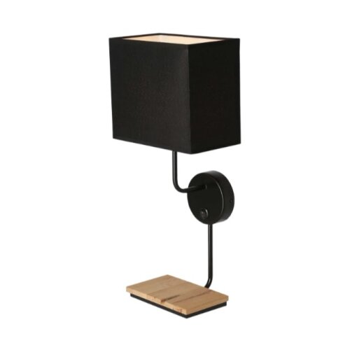  Keto Zidna Lampa sa Prekidačem Crna 1x40W E14 ( 15148 ) Cene
