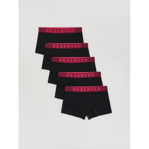 Reserved Komplet od 5 pari classic bokserica - crno Cijene