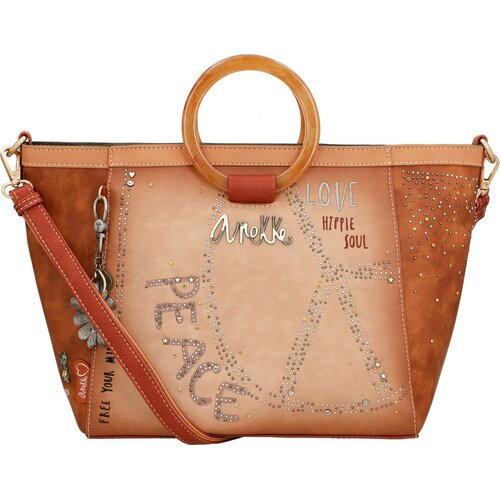 Anekke Anekke, Peace &amp;amp; Love - Torba - Anekke, Peace and Love, Round handles, 40x25x12 cm Slike