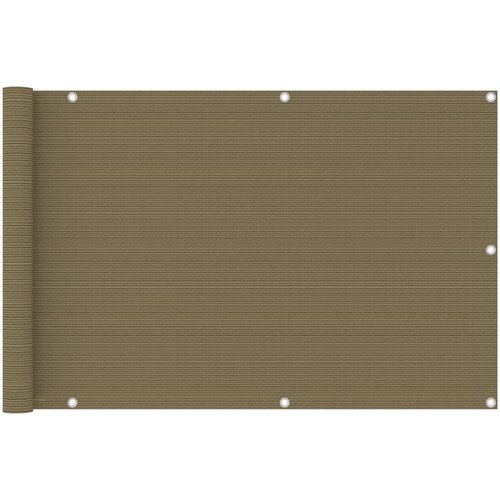 vidaXL Balkonsko platno taupe 90x500 cm HDPE, (20609804) Cene