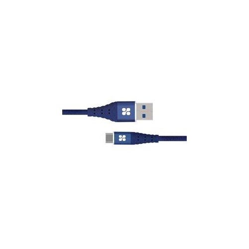 Promate NerveLink-c kabl sa 3A izlazom za punjenje USB-C to USB Type-A plavi Slike