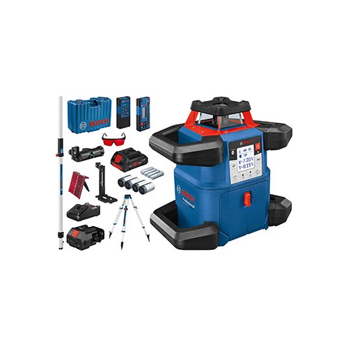 Bosch rotacioni laser GRL 600 CHV + stativ BT 170 HD + letva GR 240 + ProCORE 4,0Ah 18V + prijemnik LR 60 + daljinski upravljač RC 6 06159940P5 Slike