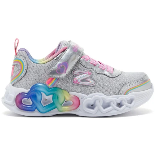 Skechers Superge svetlo roza / srebrna