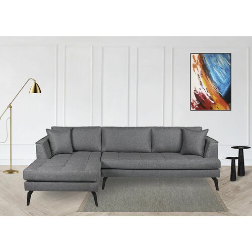 Atelier Del Sofa bobo left - grey grey corner sofa Cene