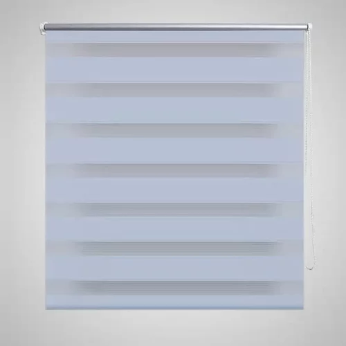 vidaXL Rolo bijele zavjese sa zebrastim linijama 40 x 100 cm