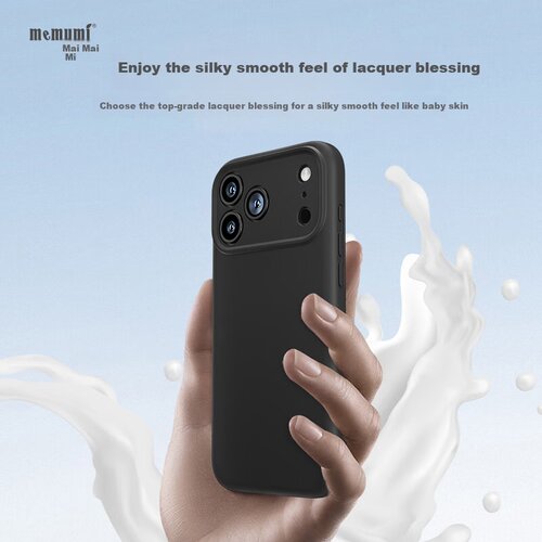  memumi maska za mobilni telefon iphone 17 pro max, crna Cene