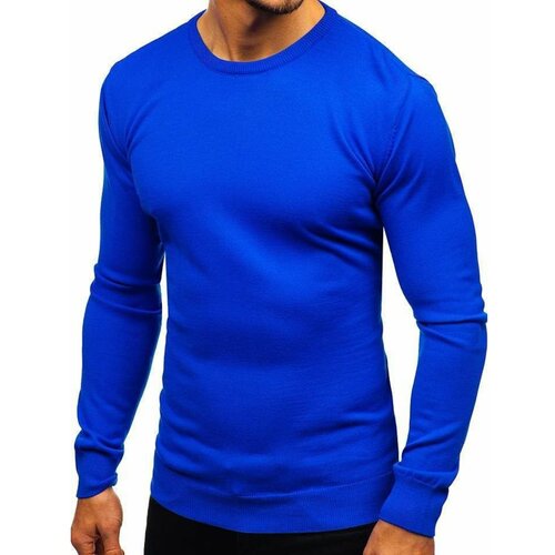 DStreet Modni muški džemper BOLF 2300 - plavi, plavi | lagani plovak Slike