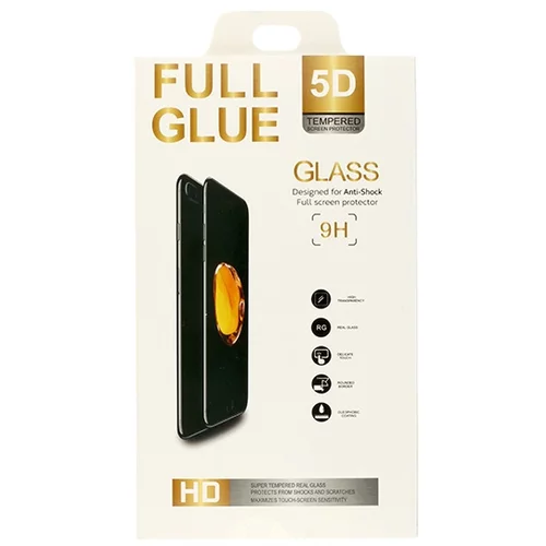 Premium ZAŠČITNO STEKLO FULL GLUE 5D Samusng Galaxy Note 10 Plus N975 FULL screen (z odprtino za prstni odtis) - črn