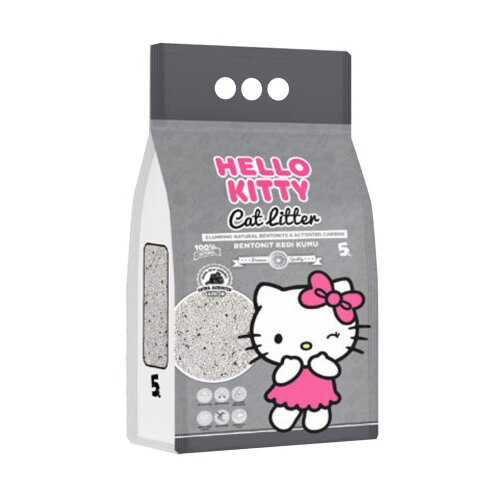 PETFAN Pijesak za mačke 5L Hello Kitty Carbon Slike