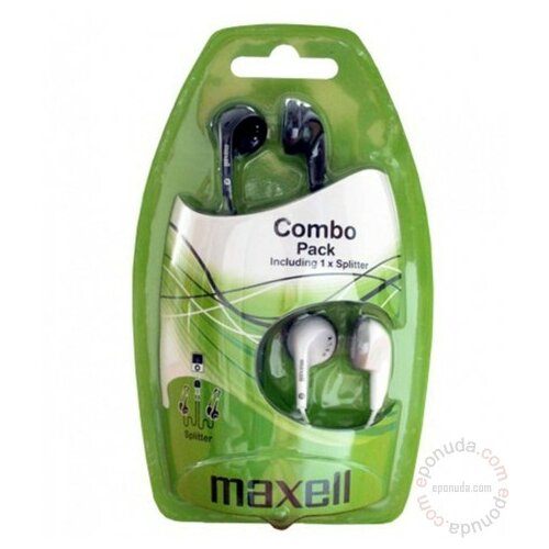 Maxell slušalice EBC-2 combo pack, bubice slušalice Slike