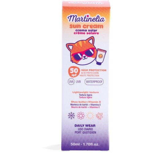 Martinelia Sun Cream SPF 50 krema za sončenje za otroke 50 ml Slike