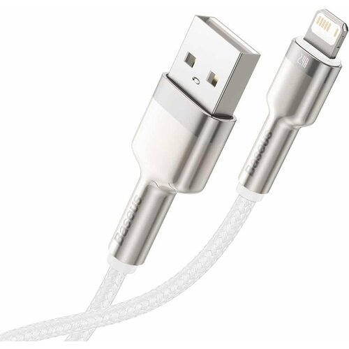 USB kabel za Lightning Baseus Cafule 2.4A 1m (bijeli) Slike