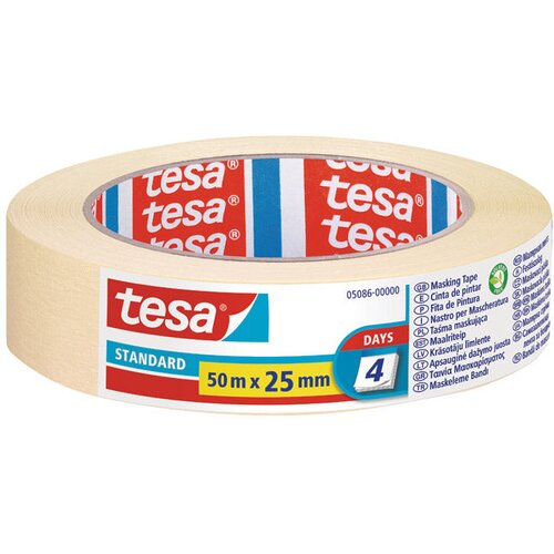 Traka LJEPLJIVA KREP 25MM/50M STANDARD EKO TESA 5086 Slike