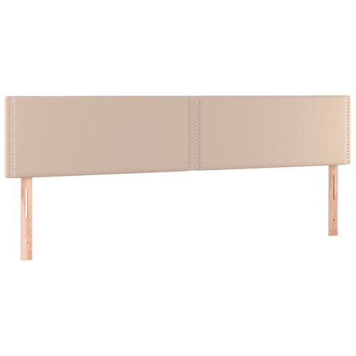 vidaXL Posteljno vzglavje 2 kosa kapučino 90x5x78/88 cm umetno usnje, (20932819) Cene
