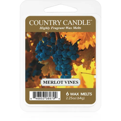 Country Candle Merlot Vines mirisna svijeća 64 g