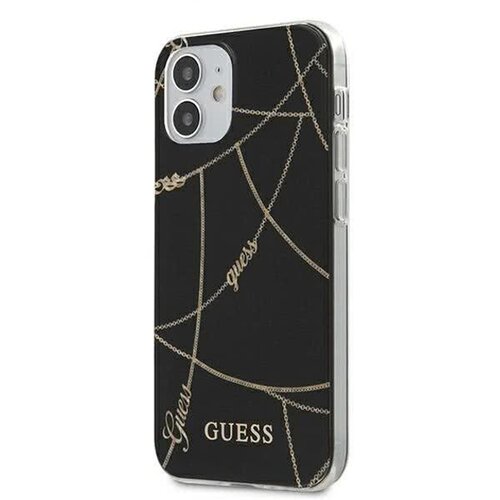 Guess Ovitek GUHCP12LPCUCHBK, Iphone 12 PRO MAX, črn, (20689663) Cene