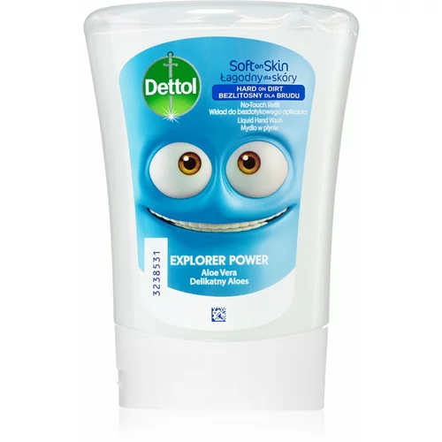 Dettol Soft on Skin Kids polnilo za brezstični dozirnik mila Explorer Power 250 ml