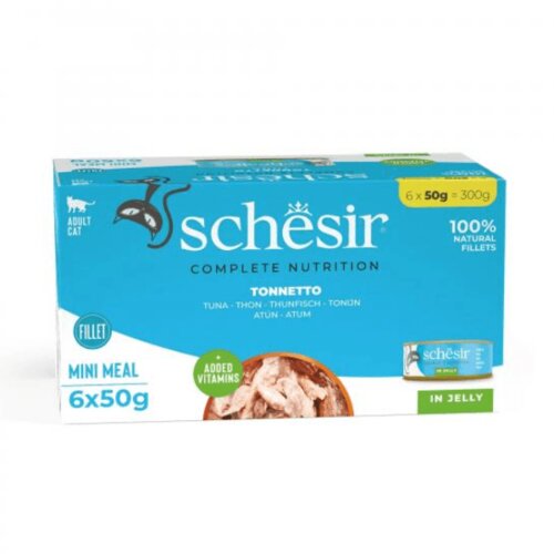 Schesir Hrana za Mačke Multipack Tuna Jelly u Želeu 6&#215;50g Cene