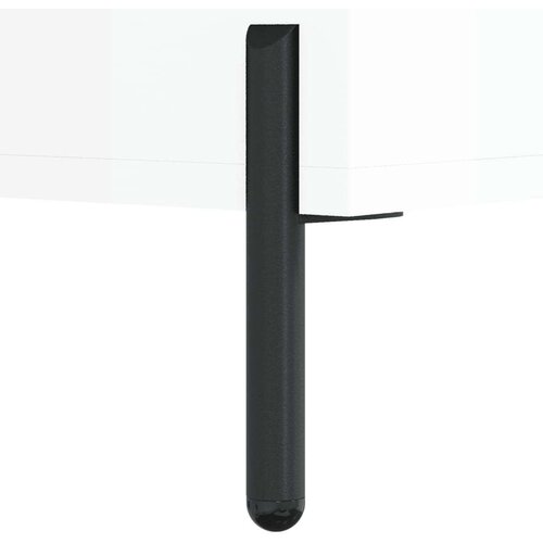 VidaXL Visoka komoda sjajna bijela 69 5x31x115 cm konstruirano drvo Slike
