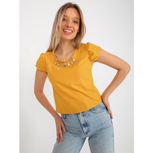 LAKERTA Blouse-LK-BZ-505783.50P-dark yellow Cene