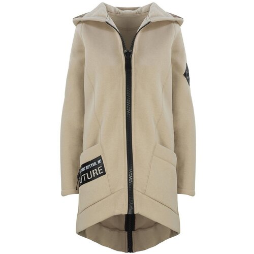 Pri Designer long parka sweatshirt thick warm Cene