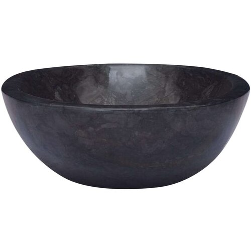 VidaXL Umivaonik crni 53 x 40 x 15 cm mramorni Slike