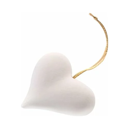 PRIMAVERA Mirisni kamen - privjesak u obliku srca - Bijela