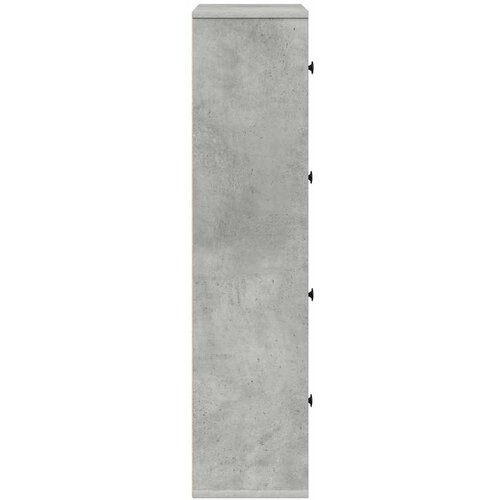  Regal za knjige boja betona 60x24x101,5 cm konstruirano drvo Slike