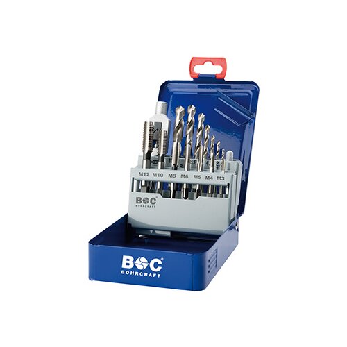  Bohrcraft set ručnih ureznica M3-M12 sa burgijama 15-delni EGB15 41201410015 Cene