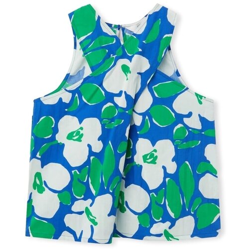 Compania Fantastica Topi & Bluze COMPAÑIA FANTÁSTICA Top 41029 - Flowers Zelena Cene