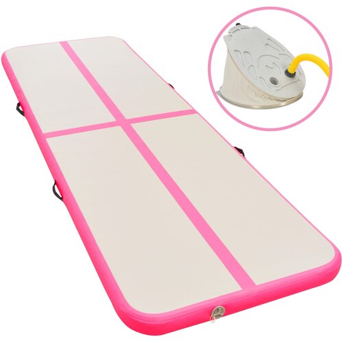  Strunjača na napuhavanje s crpkom 500 x 100 x 10 cm PVC roza Cijene