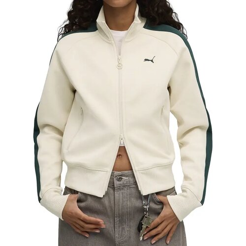 Puma Ženski duks sa rajsferušlusom Always On Short Track, Bež Cene