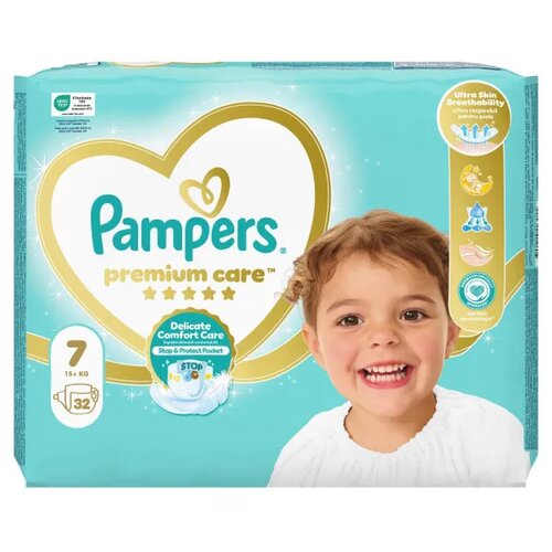 Pampers pelene premium VP 7 15+kg 32kom Slike