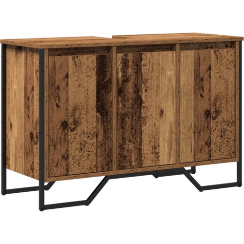 vidaXL ormarić za umivaonik staro drvo 91x35x60 cm konstrukcija od drveta Cijene