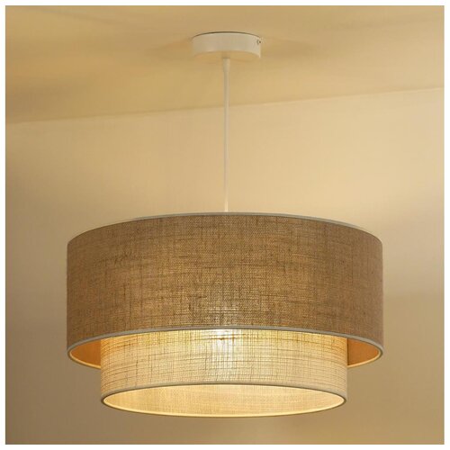  Duolla - Visilica na kanapu YUTE BOHO 1xE27/15W/230V, prečnik 45 cm, braon/krem Cene