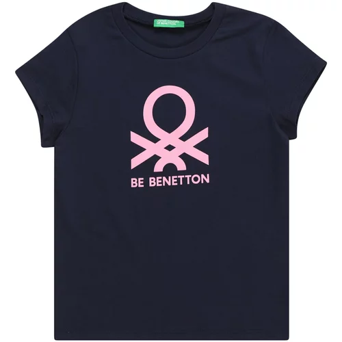 United Colors Of Benetton Majica mornarsko plava / roza