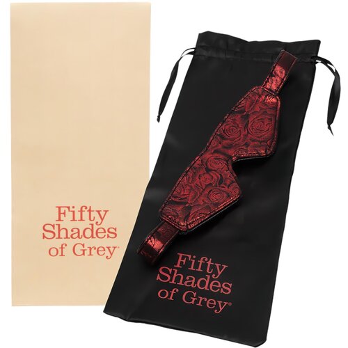 Fifty Shades of Grey Pedeset nijansi sive - povez na oku (crno-crveni) Cene