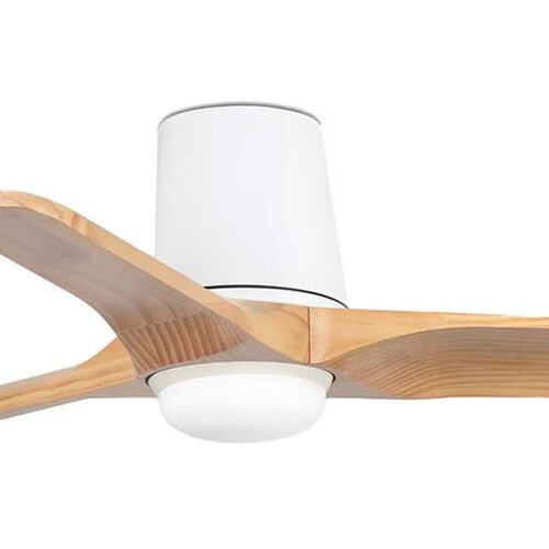 Faro 33836WT-1TW-LED ventilator HEYWOODTUBS sa prigu&amp;scaron;iva, 10W/230V, borovina/bela, prečnik 90 cm WT+DO Slike