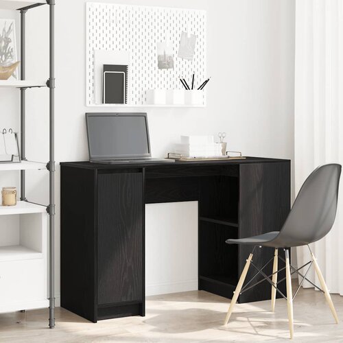 vidaXL Stol crni hrast 120x42x76 cm konstruirano drvo Cijene