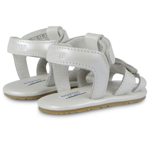 Donsje&amp;reg; otro&amp;scaron;ki sandali ushy scallop off white metallic leather Slike