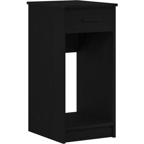 vidaXL Računalniški stolp s predalom črn 35x45x77 cm, (21814715) Cene